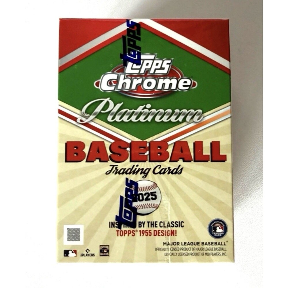 2025 Topps Chrome Platinum Anniversary '55 Baseball Value Box Ships Daily